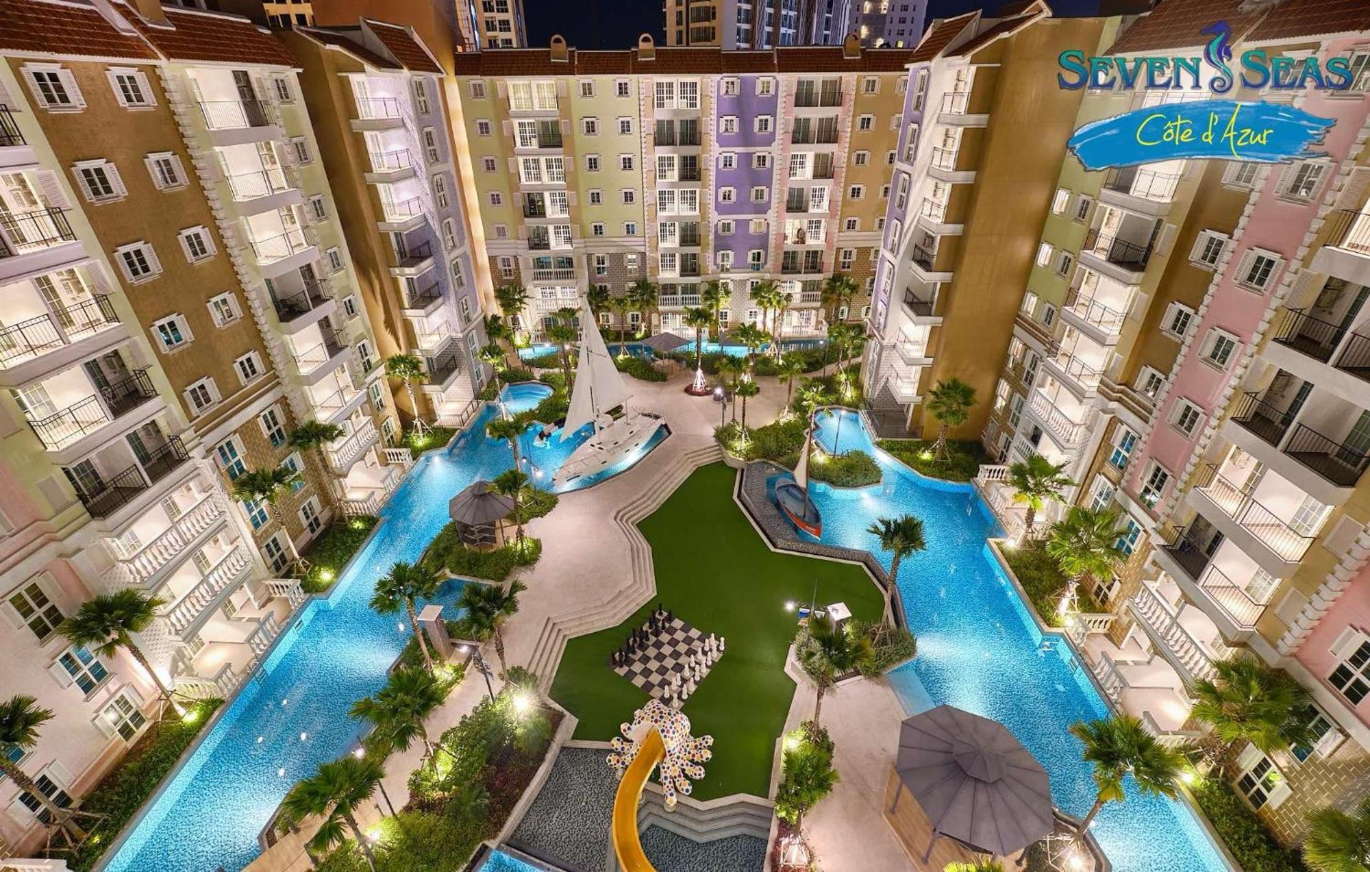 Seven Seas Cote De Azur Hotel Na Chom Thian Bagian luar foto
