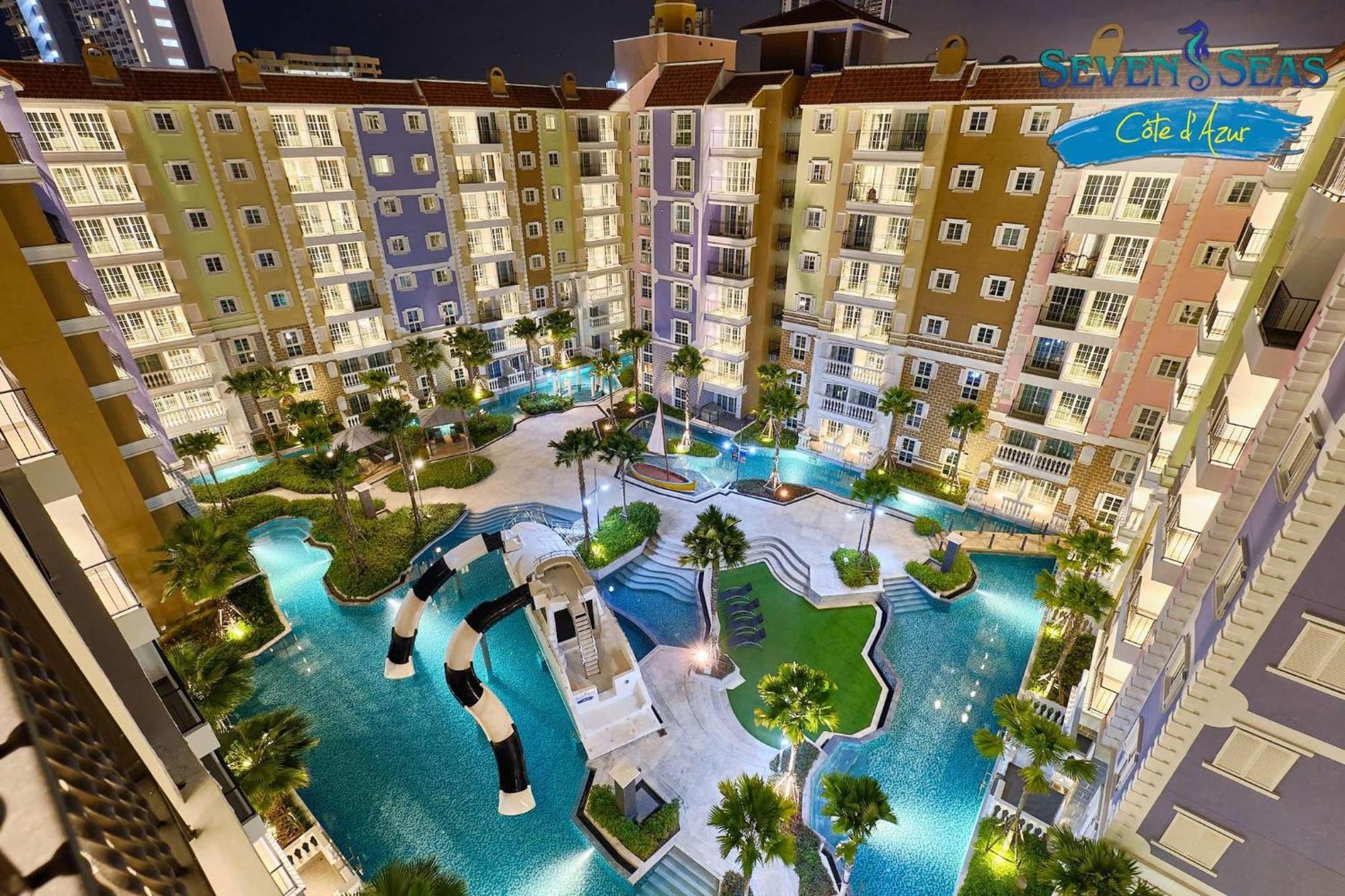 Seven Seas Cote De Azur Hotel Na Chom Thian Bagian luar foto