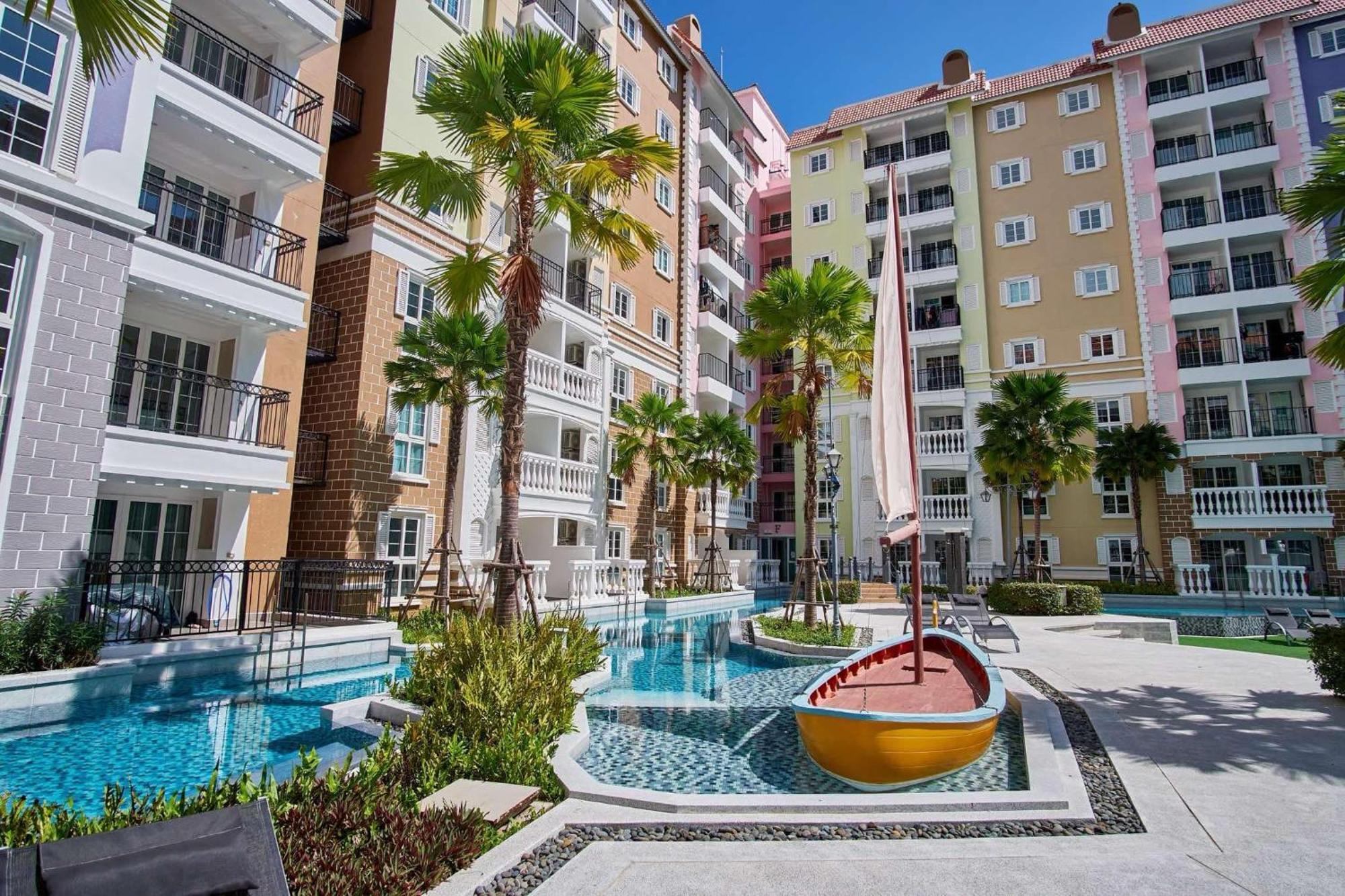 Seven Seas Cote De Azur Hotel Na Chom Thian Bagian luar foto